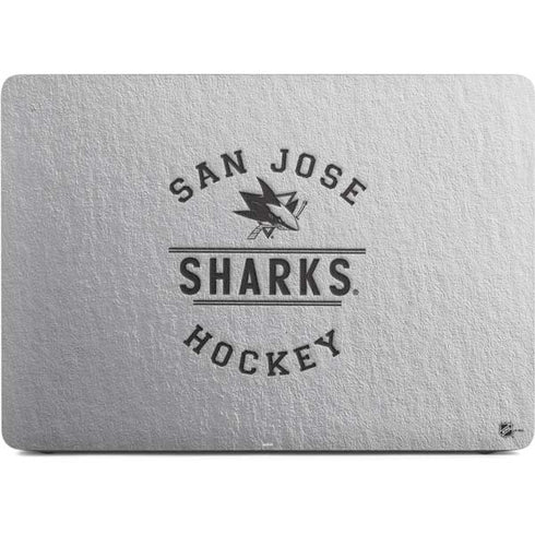 NHL San Jose Sharks Black Text Apple MacBook Air Skin