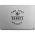NHL San Jose Sharks Black Text Apple MacBook Pro 14-inch Skin