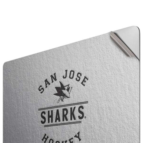 NHL San Jose Sharks Black Text Apple MacBook Pro 16-inch Skin
