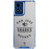 NHL San Jose Sharks Black Text Moto G 5G (2024) Clear Case