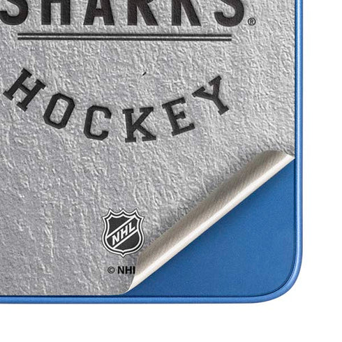NHL San Jose Sharks Black Text Moto G Play 4G (2024) Skin