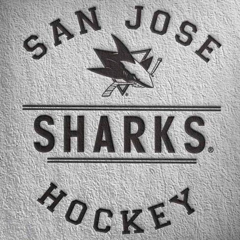 NHL San Jose Sharks Black Text Moto G6 Skin