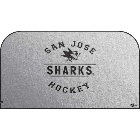 NHL San Jose Sharks Black Text Nintendo Switch 2 (2025) with Joy-Con Skin