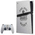 NHL San Jose Sharks Black Text PlayStation PS5 Skins
