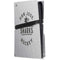 NHL San Jose Sharks Black Text PS5 Pro Disk Console Skin