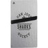 NHL San Jose Sharks Black Text PS5 Pro Disk Console Skin