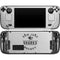 NHL San Jose Sharks Black Text Steam Deck Handheld Gaming Computer OLED Skin