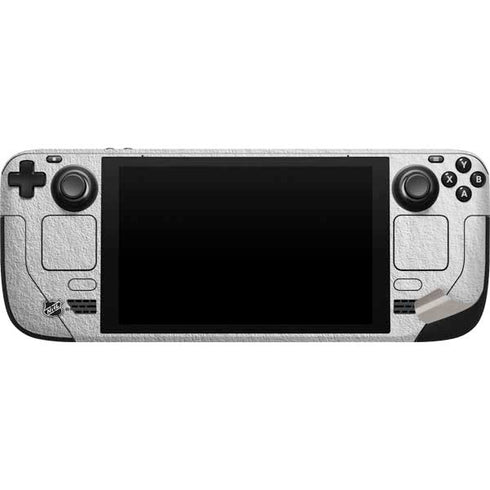 NHL San Jose Sharks Black Text Steam Deck Handheld Gaming Computer Skin