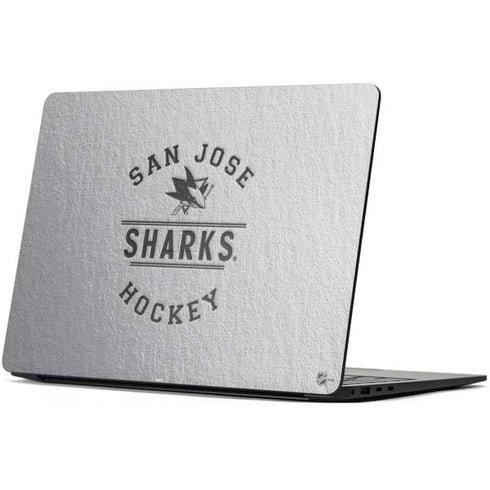 NHL San Jose Sharks Black Text Surface Laptop 7 15in Skin