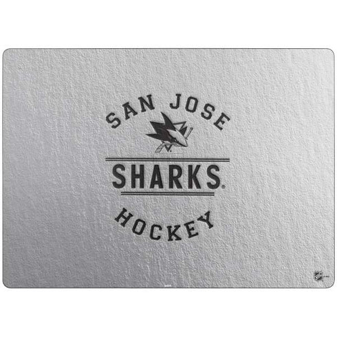 NHL San Jose Sharks Black Text Surface Laptop 7 15in Skin