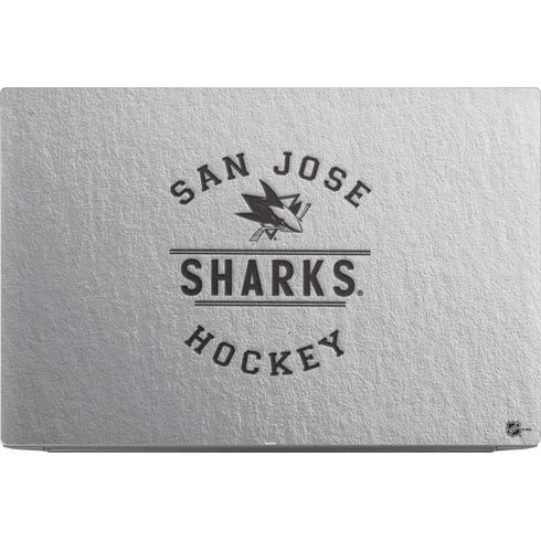 NHL San Jose Sharks Black Text Dell XPS Skin