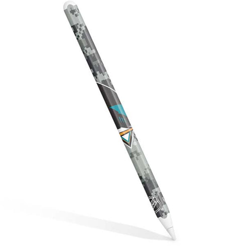 NHL San Jose Sharks Camo Apple Pencil (2nd Gen 2019) Skin