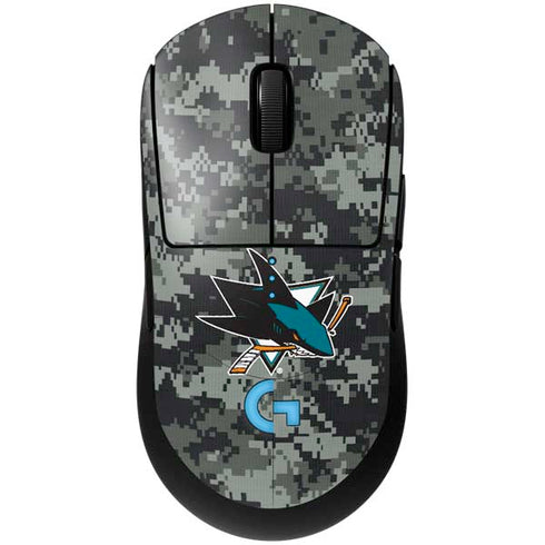 NHL San Jose Sharks Camo G Pro Wireless Gaming Mouse Skin