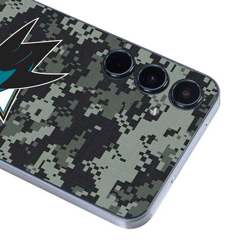 NHL San Jose Sharks Camo Galaxy A36 5G Skin