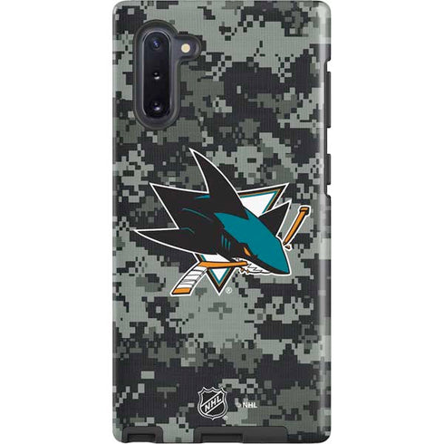 NHL San Jose Sharks Camo Galaxy Cases