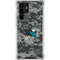 NHL San Jose Sharks Camo Galaxy S23 Ultra Clear Case