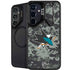 NHL San Jose Sharks Camo Galaxy S24 FE Kickstand Case
