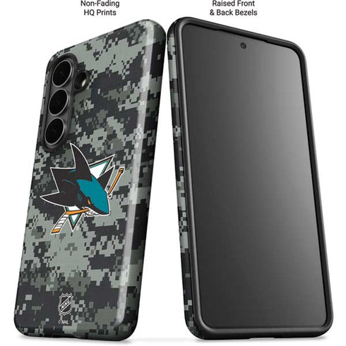 NHL San Jose Sharks Camo Galaxy S26 Impact Case