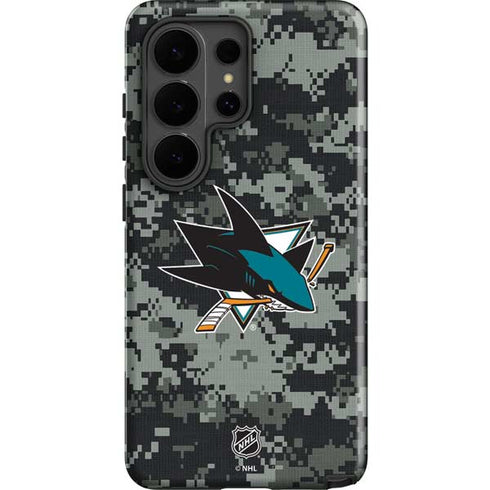 NHL San Jose Sharks Camo Galaxy S26 Ultra Impact Case