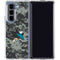 NHL San Jose Sharks Camo Galaxy Z Fold5 5G Clear Case