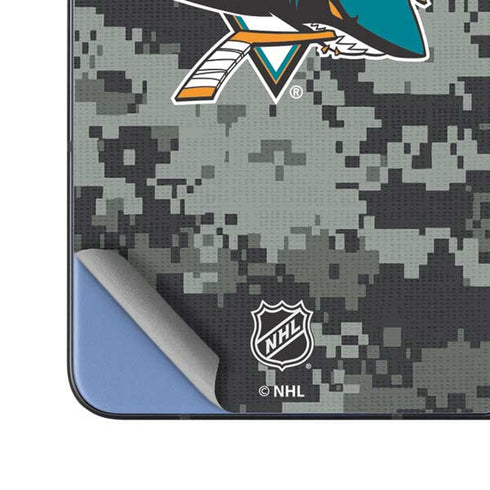 NHL San Jose Sharks Camo Galaxy Z Fold5 5G Skin