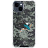 NHL San Jose Sharks Camo iPhone 15 Clear Case