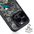 NHL San Jose Sharks Camo iPhone 15 Pro Kickstand Case