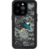 NHL San Jose Sharks Camo iPhone 15 Pro Waterproof Case