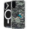 NHL San Jose Sharks Camo iPhone 16 Plus MagSafe Case