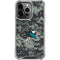 NHL San Jose Sharks Camo iPhone 16 Pro Clear Case