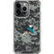 NHL San Jose Sharks Camo iPhone 16 Pro Max Clear Case