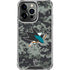 NHL San Jose Sharks Camo iPhone 16 Pro Max Clear Case
