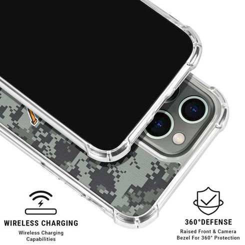 NHL San Jose Sharks Camo iPhone 16 Pro Max Clear Case