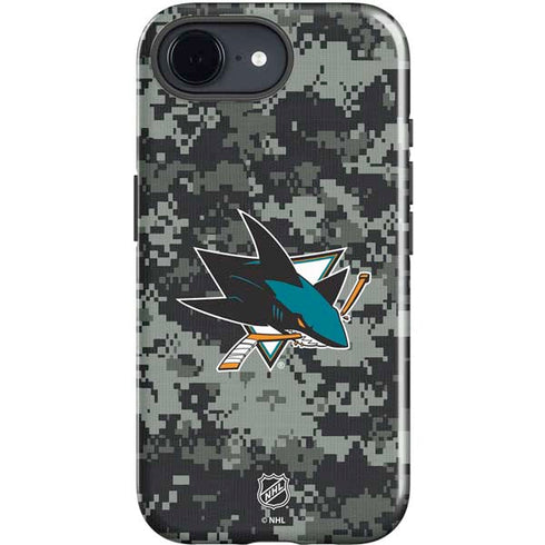 NHL San Jose Sharks Camo iPhone 16e Impact Case