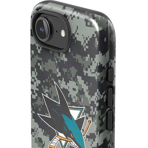 NHL San Jose Sharks Camo iPhone 16e Impact Case