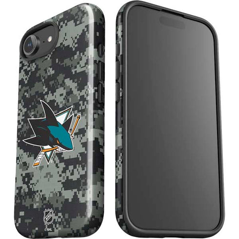 NHL San Jose Sharks Camo iPhone 16e Impact Case