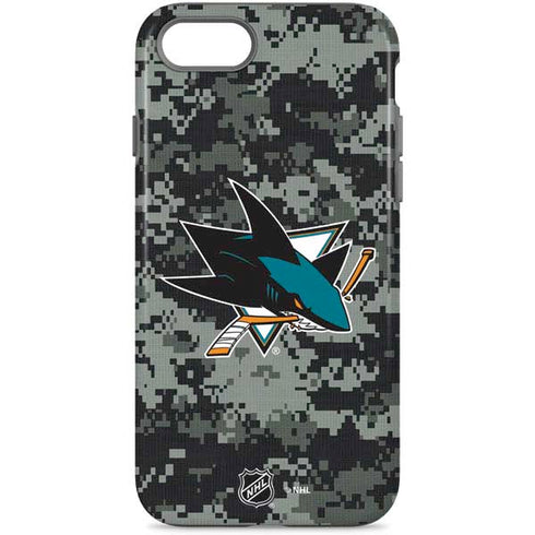 NHL San Jose Sharks Camo iPhone Cases