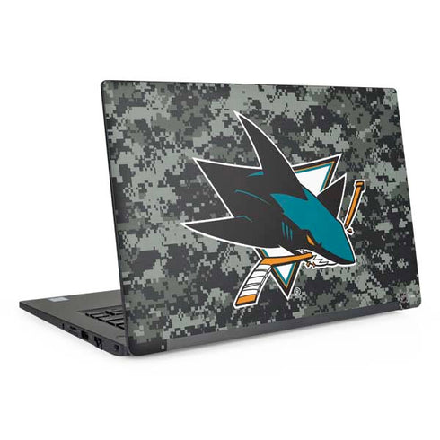 NHL San Jose Sharks Camo Dell Latitude Skin