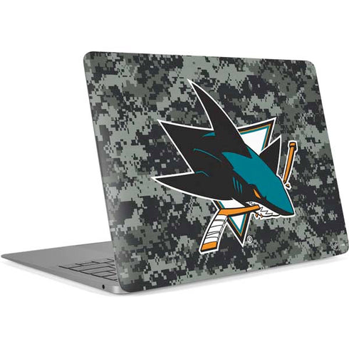 NHL San Jose Sharks Camo Apple MacBook Air Skin