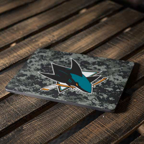 NHL San Jose Sharks Camo Apple MacBook Air Skin