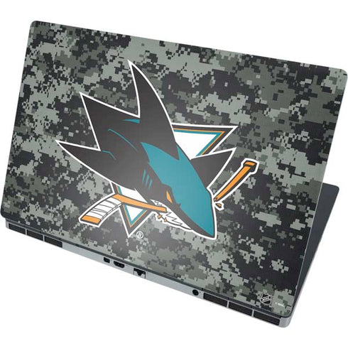 NHL San Jose Sharks Camo Dell Precision Skin
