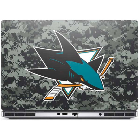 NHL San Jose Sharks Camo Dell Precision Skin