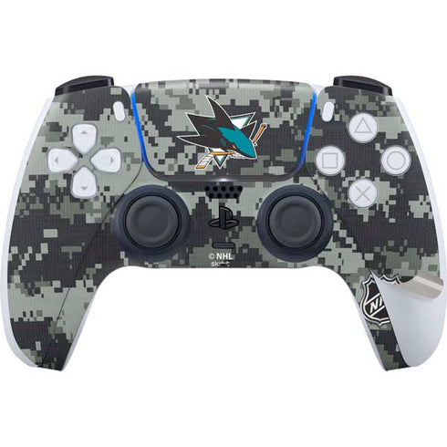 NHL San Jose Sharks Camo PS5 Pro Bundle Skin