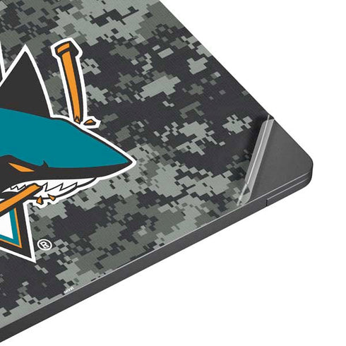 NHL San Jose Sharks Camo Surface Laptop 7 13.8in Skin