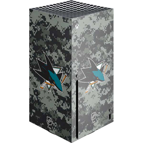 NHL San Jose Sharks Camo Xbox Series X Skins