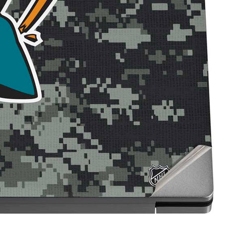 NHL San Jose Sharks Camo Dell XPS Skin