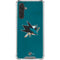 NHL San Jose Sharks Distressed Galaxy A17 Clear Case