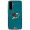 NHL San Jose Sharks Distressed Galaxy A36 5G Clear Case