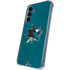 NHL San Jose Sharks Distressed Galaxy A55 5G Clear Case