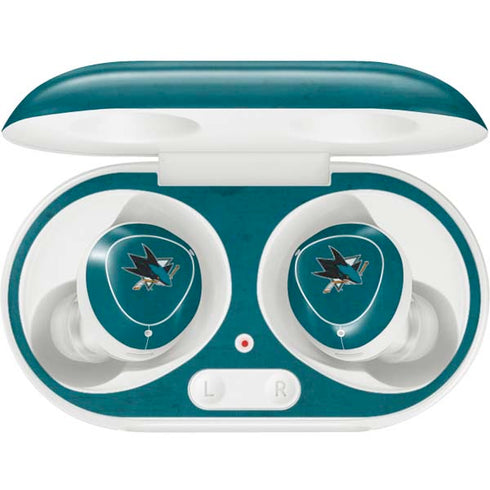 NHL San Jose Sharks Distressed Galaxy Buds Plus Skin